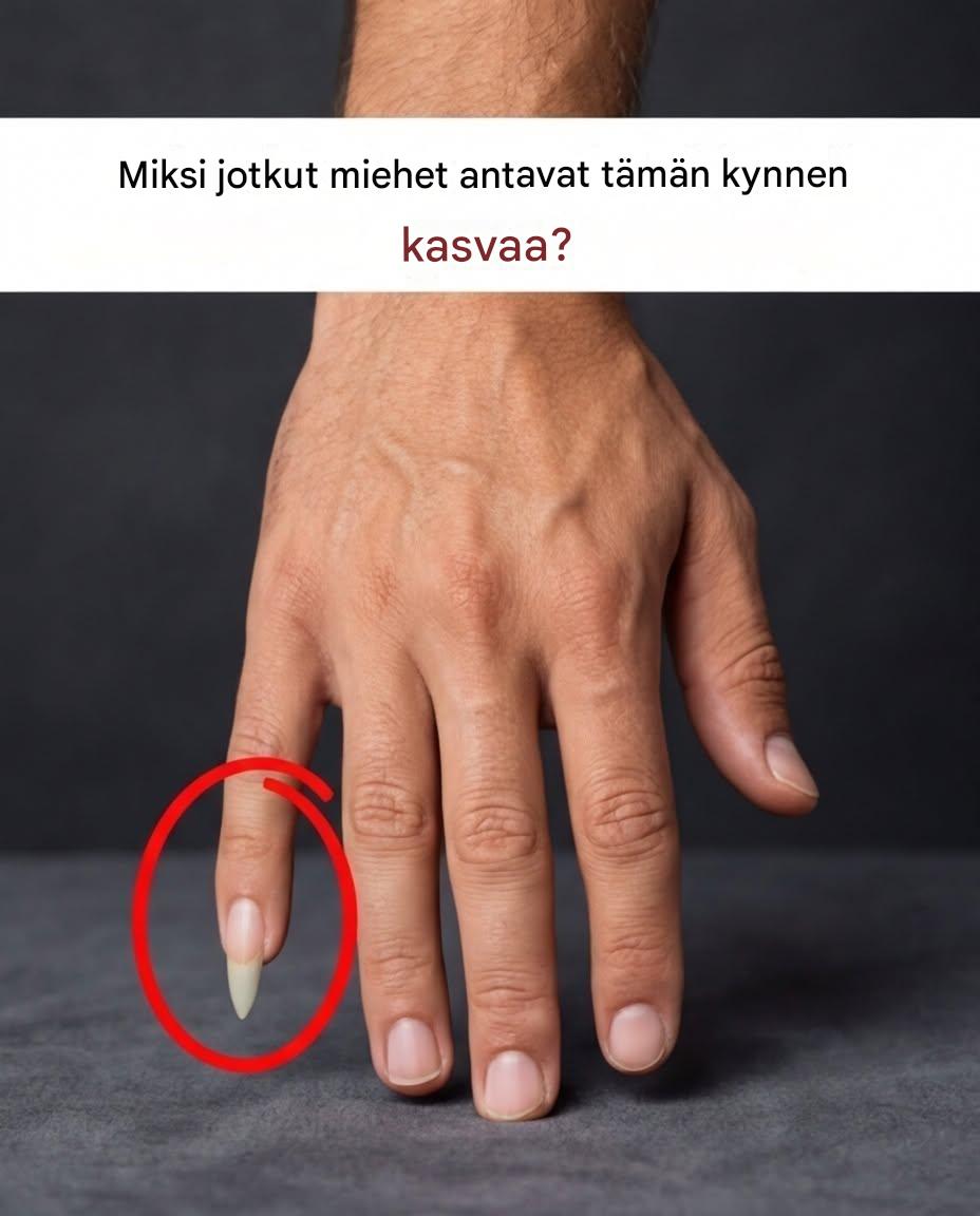 Miksi jotkut miehet antavat kynsiensä kasvaa niin pitkiksi?