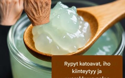 Rypyt katoavat, iho kiinteytyy ja nuoruus palaa kasvoillesi!  Jos haluat jatkossakin saada reseptejäni, sano vain: Kiitos! 😊