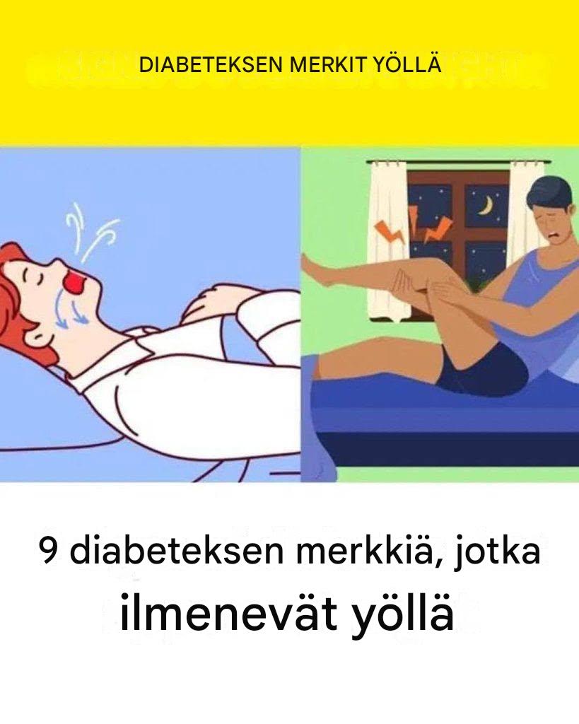 9 diabeteksen merkkiä, jotka näkyvät yöllä