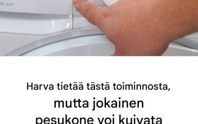 Kymmenen kymmenestä pesukoneesta osaa kuivata, mutta vain harvat tietävät tästä ominaisuudesta  Resepti kommenteissa. ❤️ JATKAKSESI RESEPTEJÄNI, LÄHETÄ TEKSTIVIESTI “KYLLÄ”