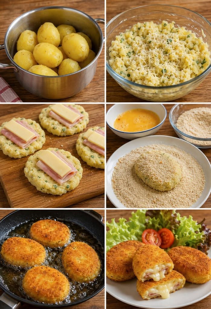Tämä perunacordon bleu on mehukas, juustoinen, valmis minuuteissa ja muuttaa tavallisen illan viikon parhaaksi illaksi.  Resepti kommenteissa. ❤️ JATKAKSESI RESEPTEJÄNI, LÄHETÄ TEKSTIVIESTI “KYLLÄ”