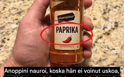 Ihmiset eivät ilmeisesti vieläkään tiedä mistä paprika on tehty 👀 katso ensimmäinen kommentti 👇🏼👇🏼👇