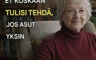 Olen 73-vuotias. Asun yksin, mutta en koskaan tunne oloani yksinäiseksi. Neljä parasta vinkkiäni… Näytä lisää