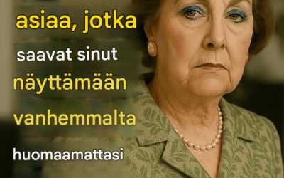 12 asiaa, jotka saavat sinut näyttämään vanhemmalta huomaamattasi (kaikki huomaavat!) Koko resepti 👇👇