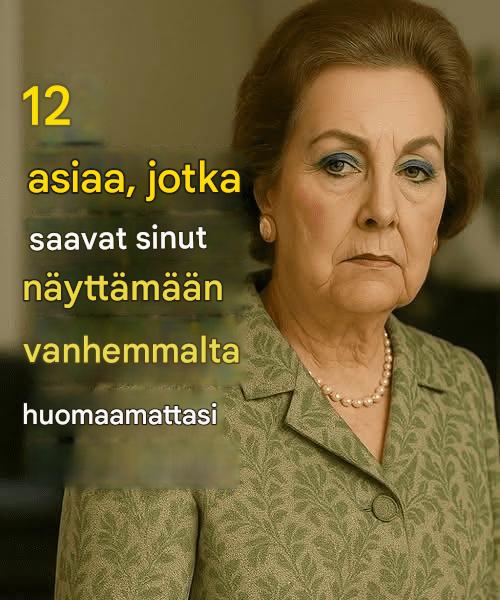12 asiaa, jotka saavat sinut näyttämään vanhemmalta huomaamattasi (kaikki huomaavat!) Koko resepti 👇👇