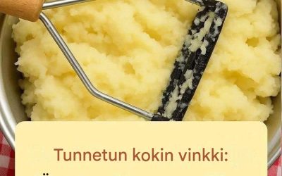 Tunnettu kokin vinkki: “Lopeta maidon tai veden lisääminen perunamuusiin. Tämä ainesosa tekee niistä kermaisempia kuin ravintolassa!”….  Resepti kommenteissa