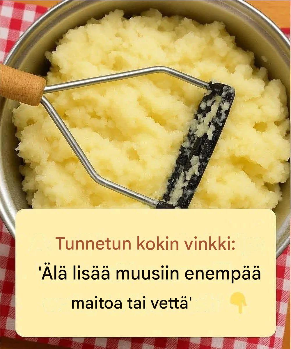 Tunnettu kokin vinkki: “Lopeta maidon tai veden lisääminen perunamuusiin. Tämä ainesosa tekee niistä kermaisempia kuin ravintolassa!”….  Resepti kommenteissa