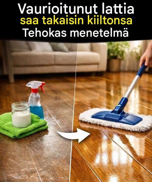 Näin pelastat tylsän lattian, jonka luulit korjauskelvottomaksi  Katso lisää ohjeita ensimmäisestä kommentista 👇😍👇