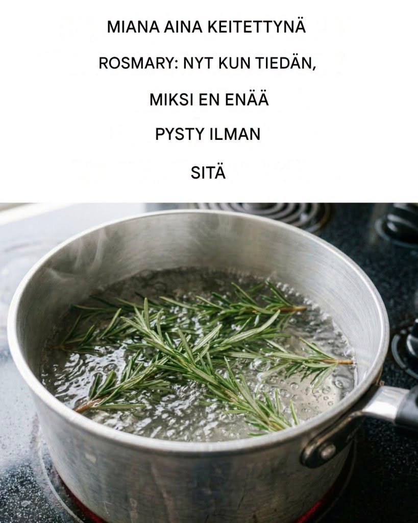 Kuinka tuoksuttaa koko keittiö rosmariininoksalla  Katso lisää ohjeita ensimmäisestä kommentista 👇😍👇
