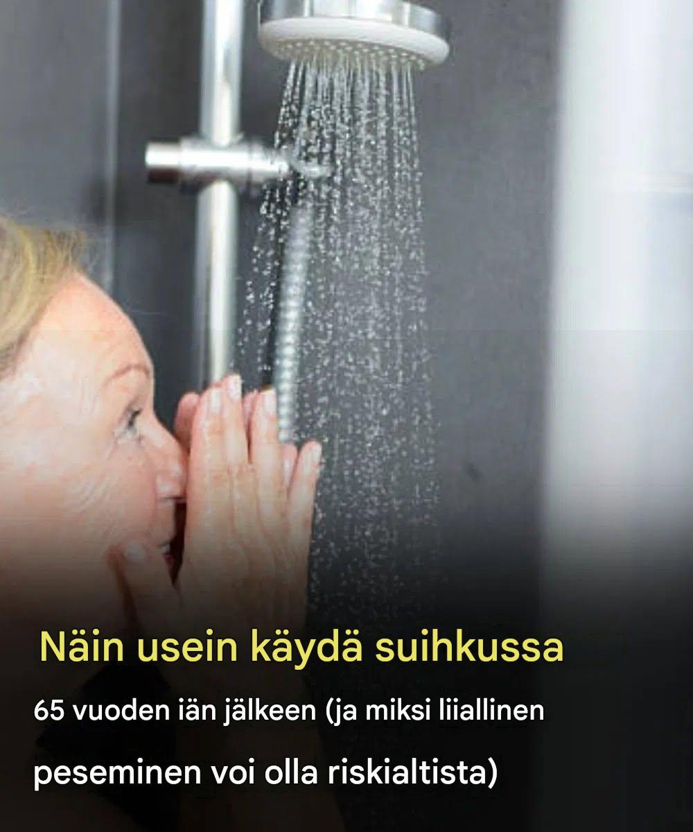 Kuinka usein sinun tulisi käydä suihkussa 65-vuotiaasta alkaen (ja miksi liiallinen peseytyminen voi olla haitallista terveydellesi)⬇