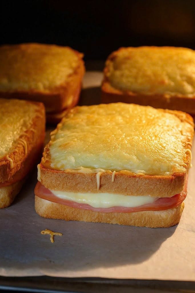 🍞🥪 Croque Monsieur -voileipäresepti 🧀🥓  Katso lisää ohjeita ensimmäisestä kommentista 👇😍👇