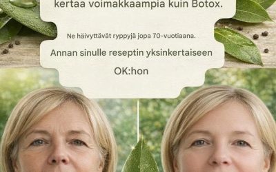 Laakerinlehdet ovat 100 000 kertaa voimakkaampia kuin Botox. Ne häivyttävät ryppyjä jopa 70-vuotiaana. Jätä “OK” nähdäksesi reseptin ensimmäisessä kommentissa.