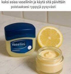 Mummoni vannoi tämän nimeen: Sekoita kaksi asiaa vaseliiniin ja käytä sitä päivittäin poistaaksesi ryppyjä pysyvästi Koko resepti 👇👇