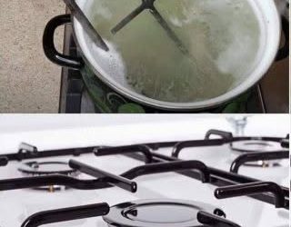 En magisk pille forvandler en gasgrill til noget genialt: kulaflejringer falder fra hinanden i stykker.  Katso lisää ohjeita ensimmäisestä kommentista 👇😍👇