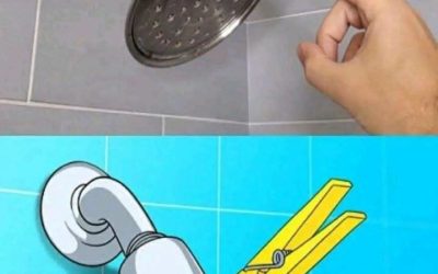 Miksi ripustaa pyykkipoika suihkun yläpuolelle: Kun tiedät sen, teet sen aina!  Katso lisää ohjeita ensimmäisestä kommentista 👇😍👇