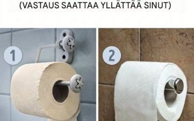 Mikä on oikea tapa ripustaa wc-paperi? (Vastaus saattaa yllättää sinut)  Katso lisää ohjeita ensimmäisestä kommentista 👇😍👇