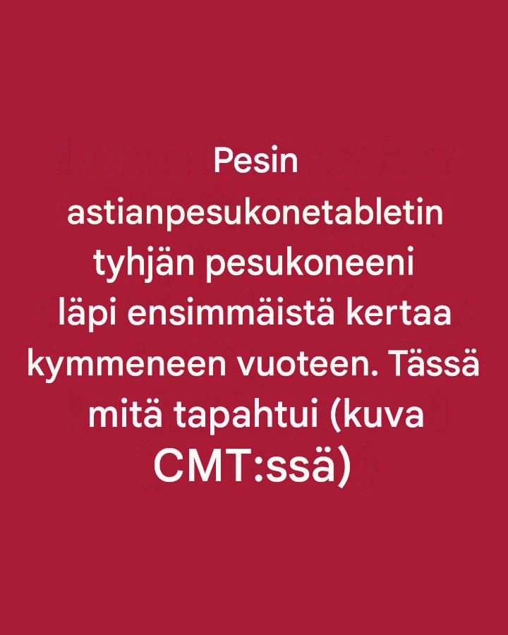 Pesin astianpesukonetabletin tyhjän pesukoneeni läpi ensimmäistä kertaa kymmeneen vuoteen. Tässä kävi. Koko artikkeli 👇 💬