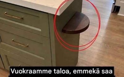 Mihin keittiösaarekkeen hyllyä käytetään? Pieni ominaisuus, jolla on suuri merkitys  Katso lisää ohjeita ensimmäisestä kommentista 👇😍👇