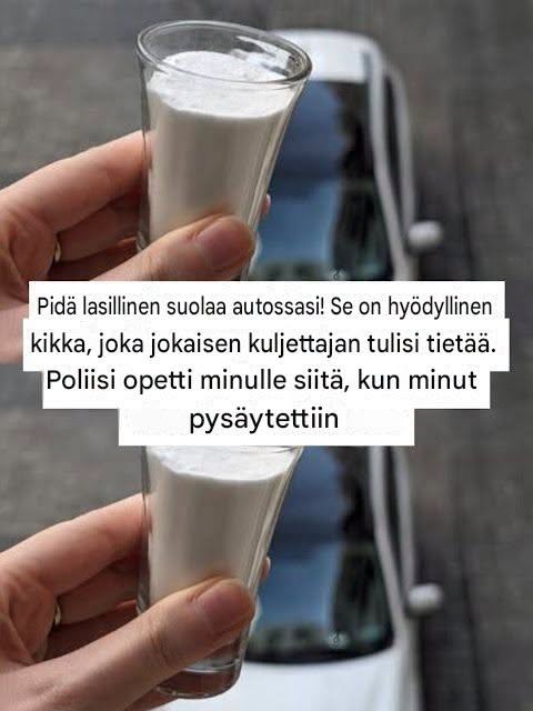 Laita yksi lasillinen suolaa autoosi: Yllättävä, tieteellisesti tuettu vinkki, joka jokaisen kuljettajan on tiedettävä  Katso lisää ohjeita ensimmäisestä kommentista 👇😍👇