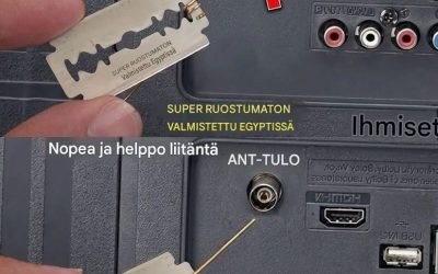 Partakoneen terä avaa kaikki maailman kanavat. Signaalinvahvistin  Katso lisää ohjeita ensimmäisestä kommentista 👇😍👇